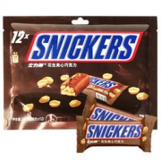 12日8点： SNICKERS 士力架 花生夹心巧克力 240g 11.9元
