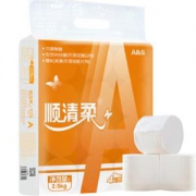 顺清柔 国际版 无芯卷纸 4层208g*12卷 *5件 +凑单品