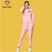 降￥40！PaulFrank 大嘴猴 女式天鹅绒休闲运动套装 3色