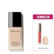 完美日记 轻薄无瑕粉底液30ml+唇釉
