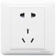 Schneider Electric 施耐德 睿意系列 五孔插座 白色 1支