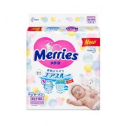 kao 花王 Merries 妙而舒 婴儿纸尿裤 NB号 90片 *6件
