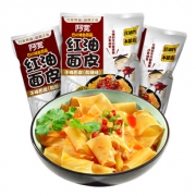 阿宽红油面皮四川特产拌面宽泡面
