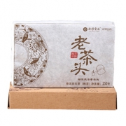 七彩云南 庆沣祥 普洱茶 熟茶 2017年 1701批 老茶头 茶砖 250克  券后79元包邮