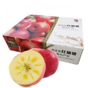 红旗坡 新疆阿克苏苹果 果径85-90mm 约3kg *3件 +凑单品
