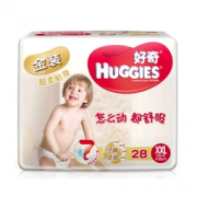 HUGGIES 好奇 金装婴儿纸尿裤 XXL28片 *6件  318元包邮