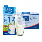 欧德堡 全脂纯牛奶 1L*12盒