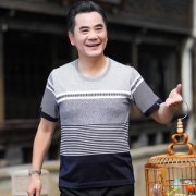 中年爸爸 冰丝短袖polo衫 券后￥18.8