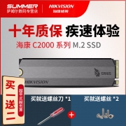 HIKVISION 海康威视 C2000 M.2 NVMe 固态硬盘 512GB