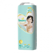 Pampers 帮宝适 一级帮 婴儿纸尿裤 L40片  59.9元包邮