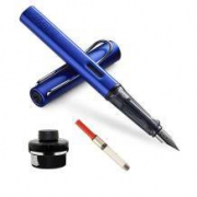 移动端：LAMY 凌美 All-star恒星 F尖 蓝色 钢笔 含T52墨水+Z28吸墨器
