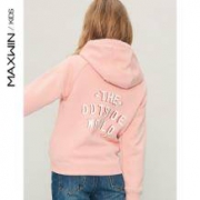 maxwin 马威 173346304 女童 针织连帽卫衣