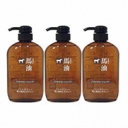 KUMANOYUSHI 熊野油脂 无硅弱酸性马油洗发水 600ml*3瓶 100元包税包邮（需用码，合33.33元/瓶）