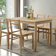 A家家具 Y209-120 餐桌椅组合 一桌四椅