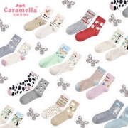 caramella 男女船袜/中筒袜 10双装 29.9元包邮（39.9-10）