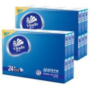 维达 家用无香手帕纸 4层*7片/48包
