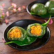 知味观 艾草青团 160g*2盒 *2件