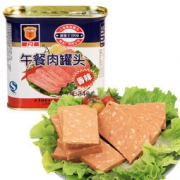 MALING 梅林 午餐肉罐头 香辣味 340g*2罐 19.35元（2件75折，合9.7元/罐）