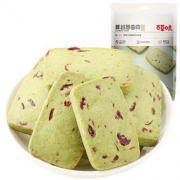 百草味 抹茶味蔓越莓曲奇100g *13件 66.7元（双重优惠，合5.13元/件）