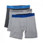 限尺码： UNDER ARMOUR 安德玛 Boxerjock 1277279 男士运动内裤 三条装