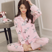 萌号 女士翻领家居服 两色