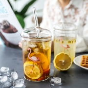 舍里火烈鸟北欧风带盖吸管杯杯子 券后￥16
