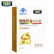 黄金搭档 鳕鱼肝油软胶囊30粒装
