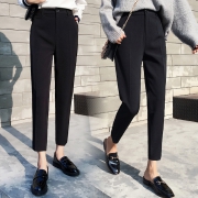 韩版西装裤女九分高腰修身直筒裤 券后￥57