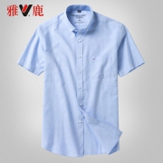 yaloo 雅鹿 Y7031910300 男款休闲短袖衬衫