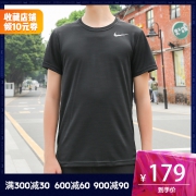 Nike 运动圆领套头短袖 AJ8022-010 黑 下单价179