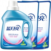 21点开始：蓝月亮 深层洁净洗衣液 （1kg+500g*2袋） *2件 40.9元包邮（前1小时）