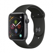 历史低价： Apple 苹果 Apple Watch Series 4 智能手表 (深空灰铝金属、GPS、44mm、黑色运动表带) 2988元包邮（需用券、6期免息）
