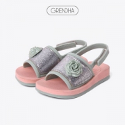 官网￥329！Grendha 巴西进口 童趣小花小童软底防滑凉鞋 2色