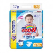 GOO.N 大王 维E系列 婴儿纸尿裤 M80 *4件