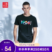 三福2019夏装新品字母印花T恤 券后￥49