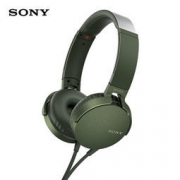 SONY 索尼 MDR-XB550AP 重低音立体声耳机 头戴式 绿色 239元包邮