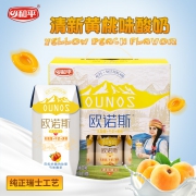 和平 欧诺斯 常温黄桃果酱酸奶 205g*12盒