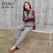 时尚阔腿裤套装女春秋马甲背心三件套 券后￥99