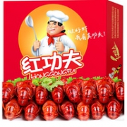 6-8钱，净虾1kgx2件，红功夫 熟冻麻辣小龙虾