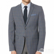 限44S码，Original Penguin 企鹅牌 男士羊毛混纺修身西服 Prime会员免费直邮含税