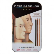 美国Sanford旗下，Prismacolor Premier Portrait Set 彩色铅笔肖像套装24色 Prime会员凑单免费直邮含税
