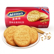 ￥7.87 赠品给力：Mcvitie’s 麦维他 消化饼 250g*7+澳果源（GV）杏块水果罐头 700g*3