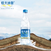 恒大冰泉 天然碱性矿泉水 350mlx12瓶