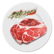 玺宴 澳洲谷饲原切 黑安格斯上脑牛排 250g *6件 +凑单品