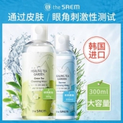 cosme大赏年度卸妆水第一，theSAEM 得鲜 绿茶/茶树温和无刺激卸妆水 300ml