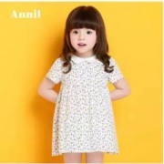 A类品质，安奈儿 纯棉翻领连衣裙 多款