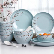 H?mmy 佳佰 樱花语系列 餐具套装 18头