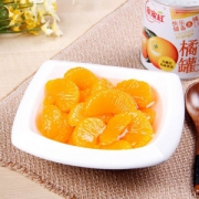 行业老牌，家家红 片片桔橘子罐头312g*6罐