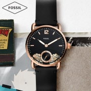 Fossil2019新款复古经典潮流休闲皮表带男士自动机械表ME1167 1039元