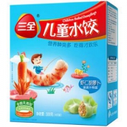 三全 儿童水饺 虾仁胡萝卜口味 300g （42只装） *7件
